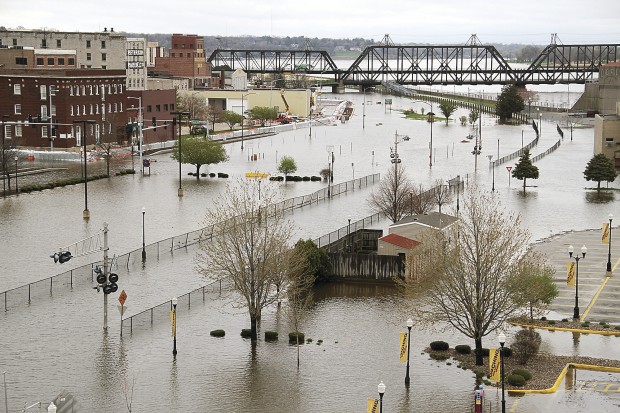 Flood from skybridge